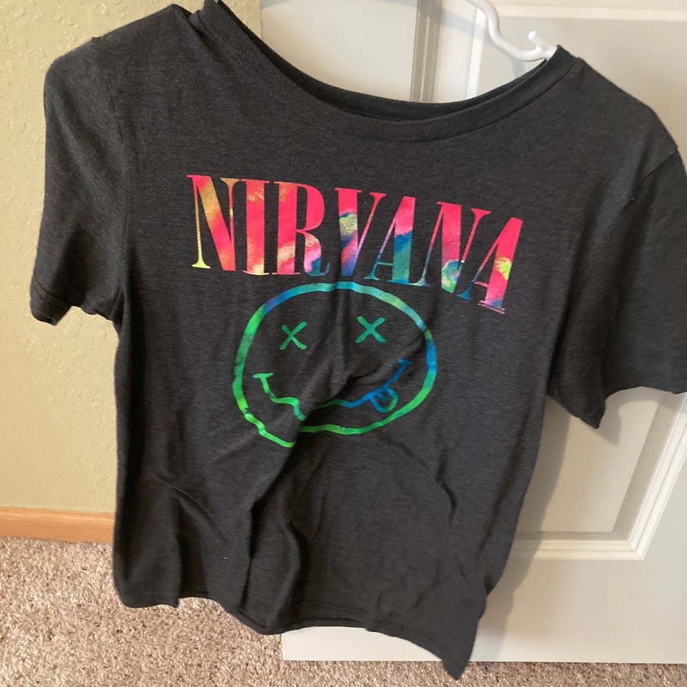 NIRVANA Charcoal Tee